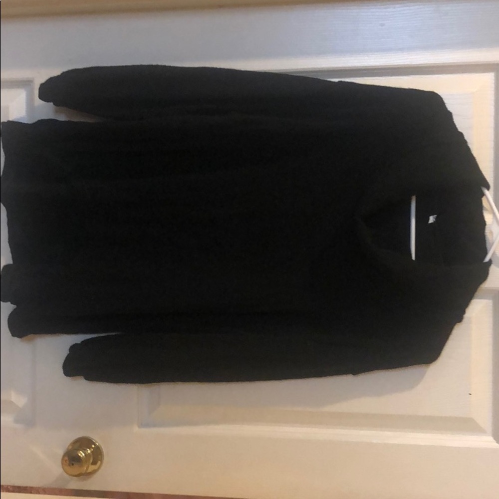 Black turtleneck dress